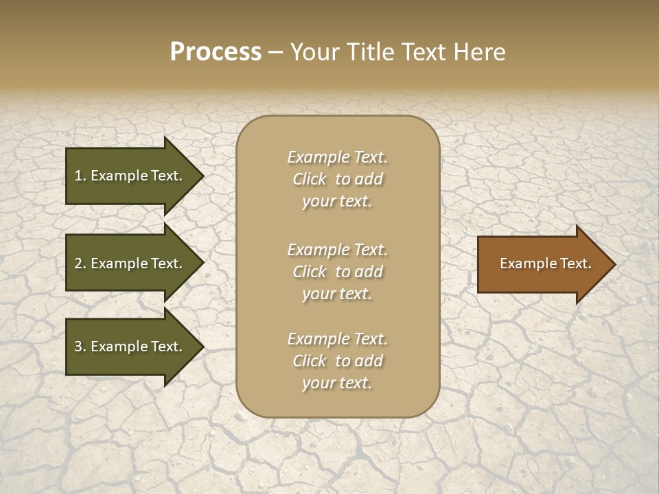 Salt Dying Barren PowerPoint Template