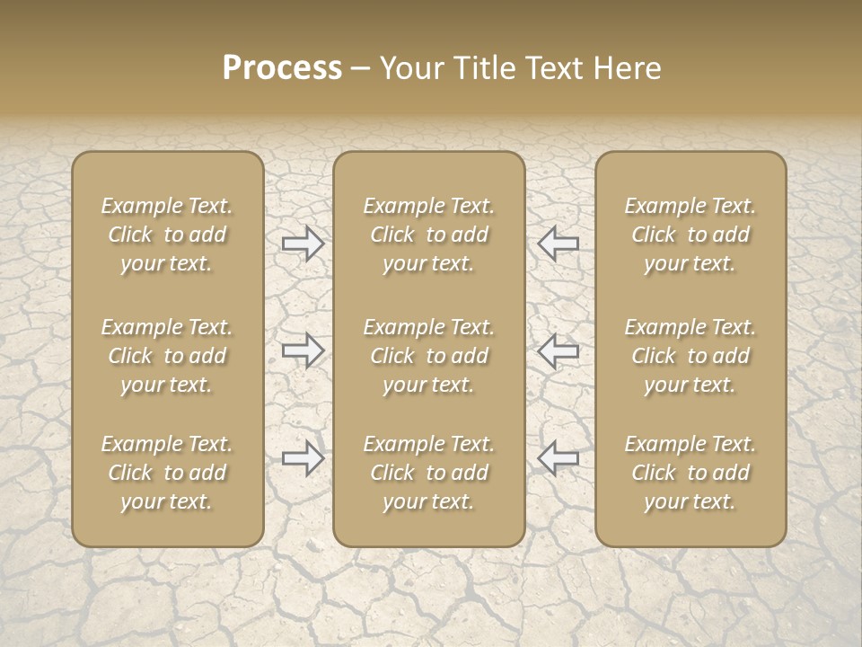 Salt Dying Barren PowerPoint Template