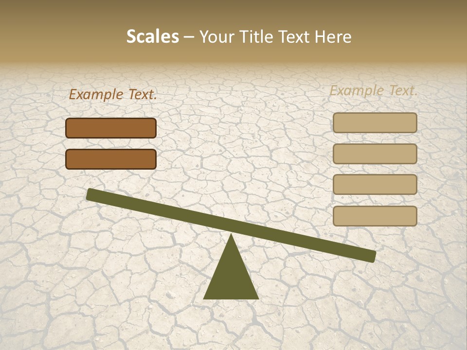 Salt Dying Barren PowerPoint Template