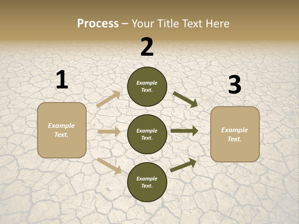 Salt Dying Barren PowerPoint Template