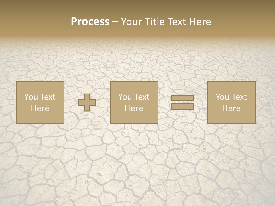 Salt Dying Barren PowerPoint Template