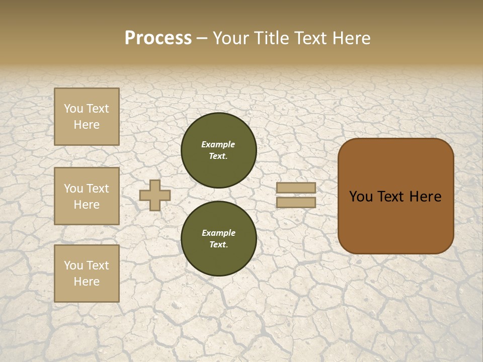 Salt Dying Barren PowerPoint Template