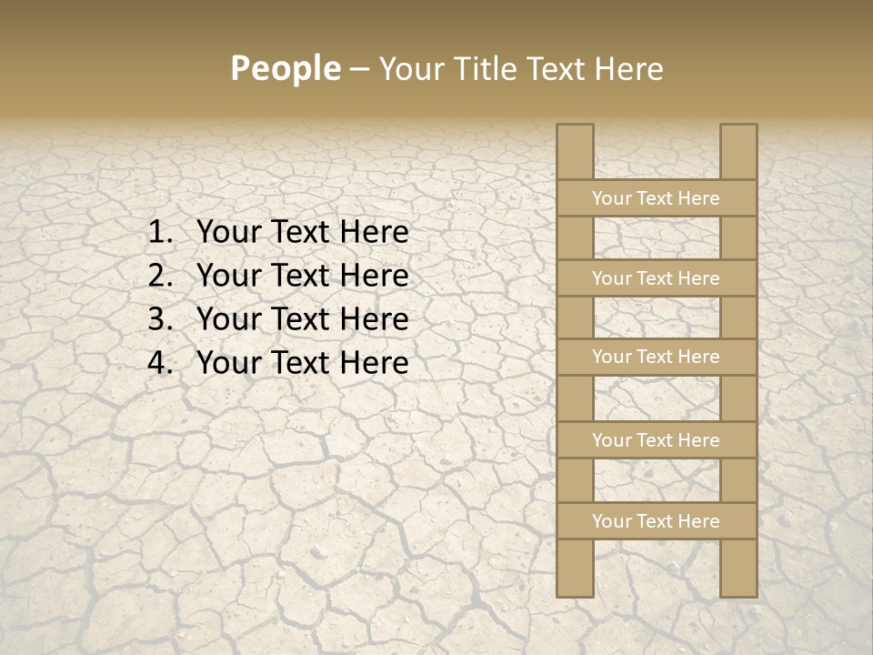Salt Dying Barren PowerPoint Template