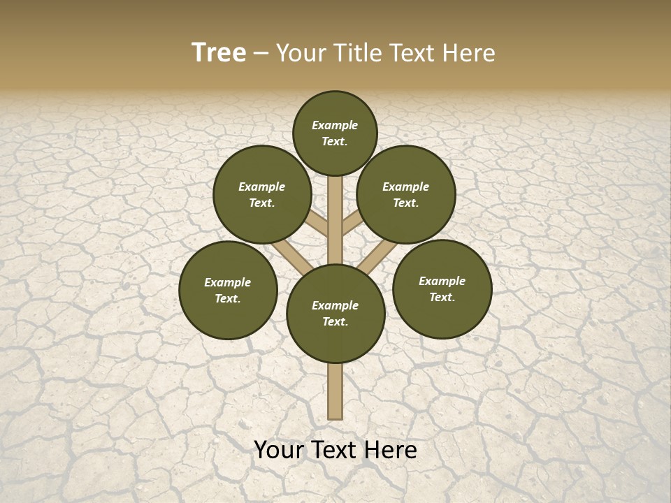 Salt Dying Barren PowerPoint Template