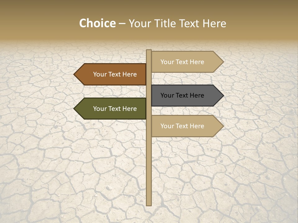 Salt Dying Barren PowerPoint Template
