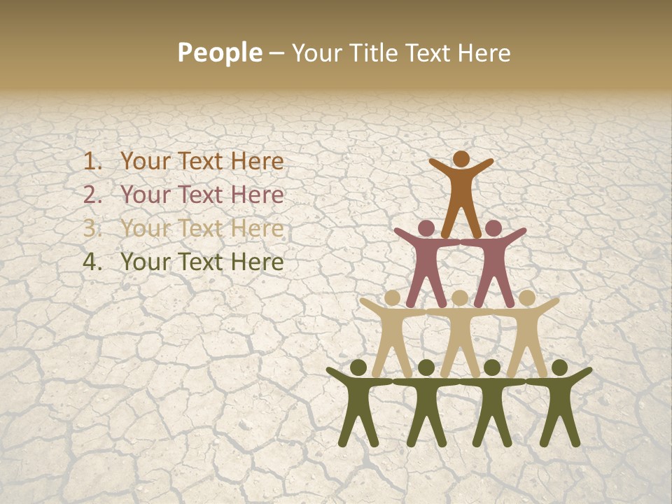 Salt Dying Barren PowerPoint Template