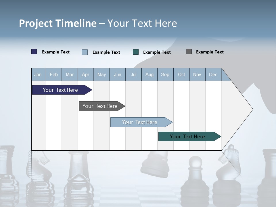 A Hand Is Pushing A Chess Piece On A Chess Board PowerPoint Template