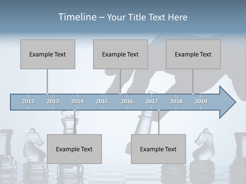 A Hand Is Pushing A Chess Piece On A Chess Board PowerPoint Template