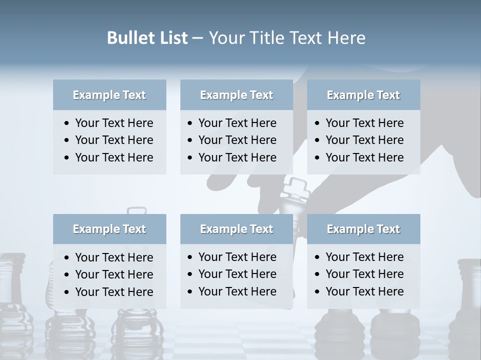 A Hand Is Pushing A Chess Piece On A Chess Board PowerPoint Template