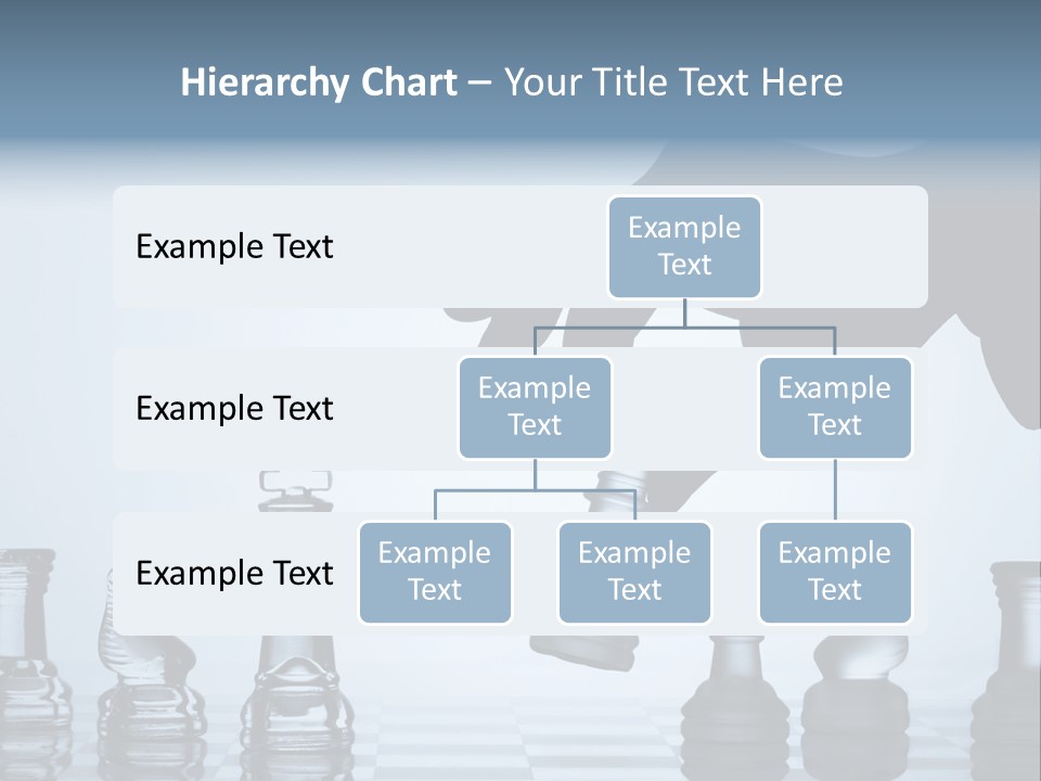 A Hand Is Pushing A Chess Piece On A Chess Board PowerPoint Template