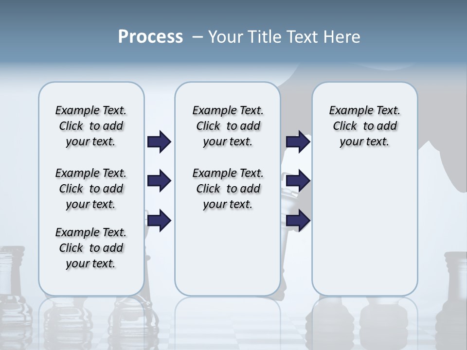 A Hand Is Pushing A Chess Piece On A Chess Board PowerPoint Template