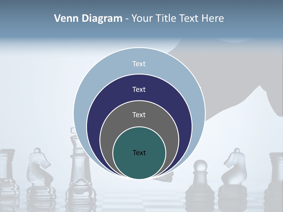 A Hand Is Pushing A Chess Piece On A Chess Board PowerPoint Template