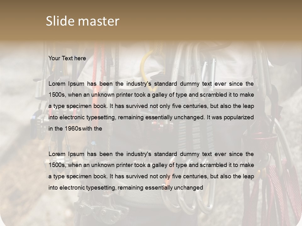 A Man Holding A Bunch Of Tools In His Hands PowerPoint Template