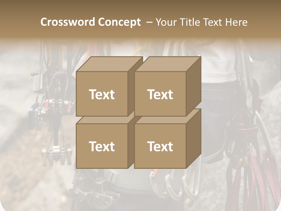 A Man Holding A Bunch Of Tools In His Hands PowerPoint Template