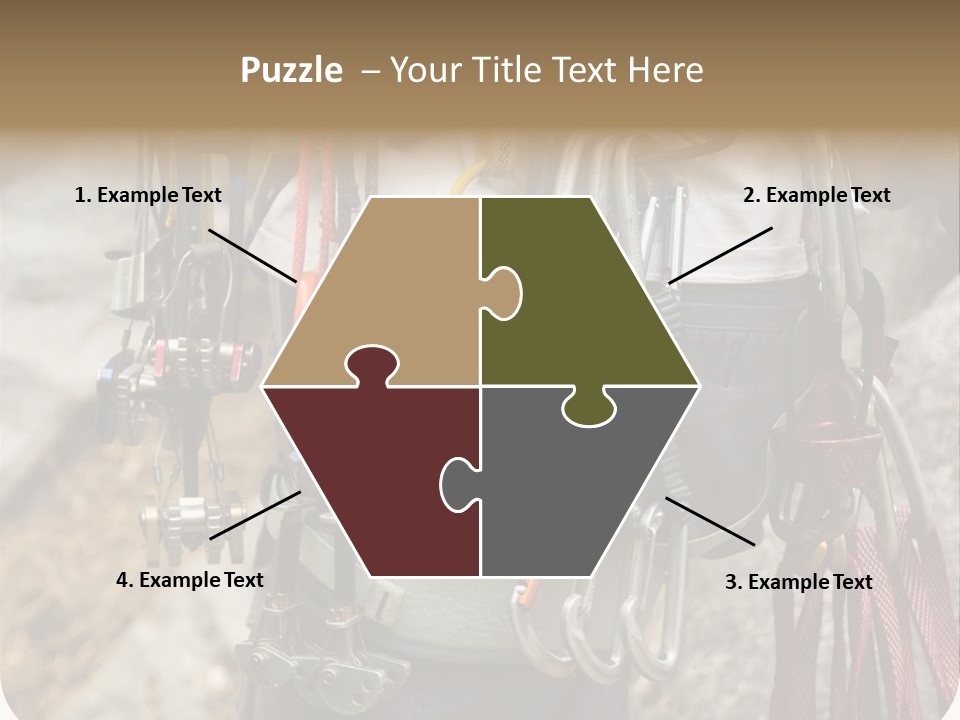 A Man Holding A Bunch Of Tools In His Hands PowerPoint Template