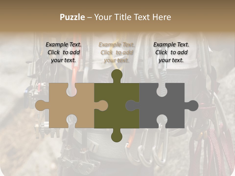 A Man Holding A Bunch Of Tools In His Hands PowerPoint Template