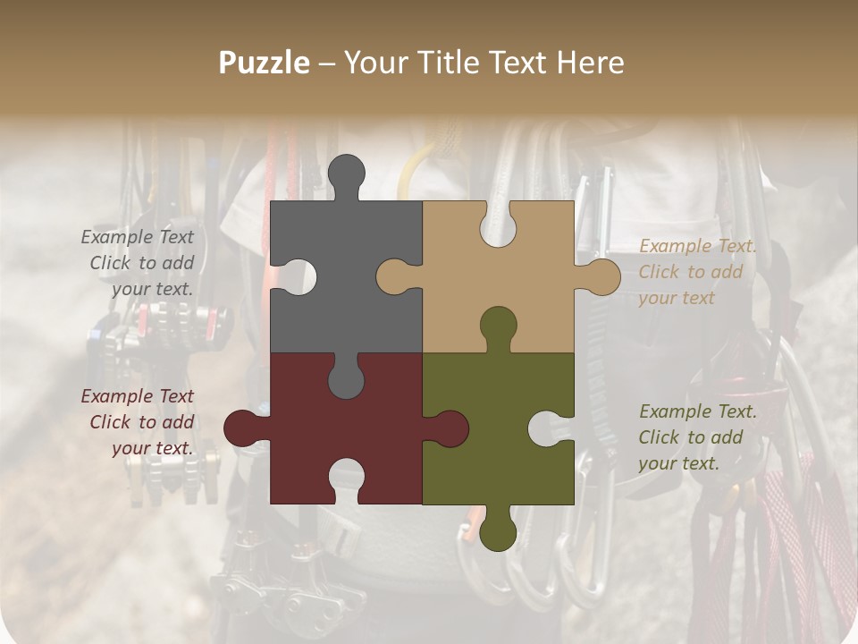 A Man Holding A Bunch Of Tools In His Hands PowerPoint Template