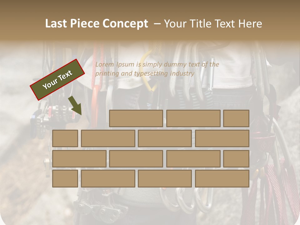 A Man Holding A Bunch Of Tools In His Hands PowerPoint Template