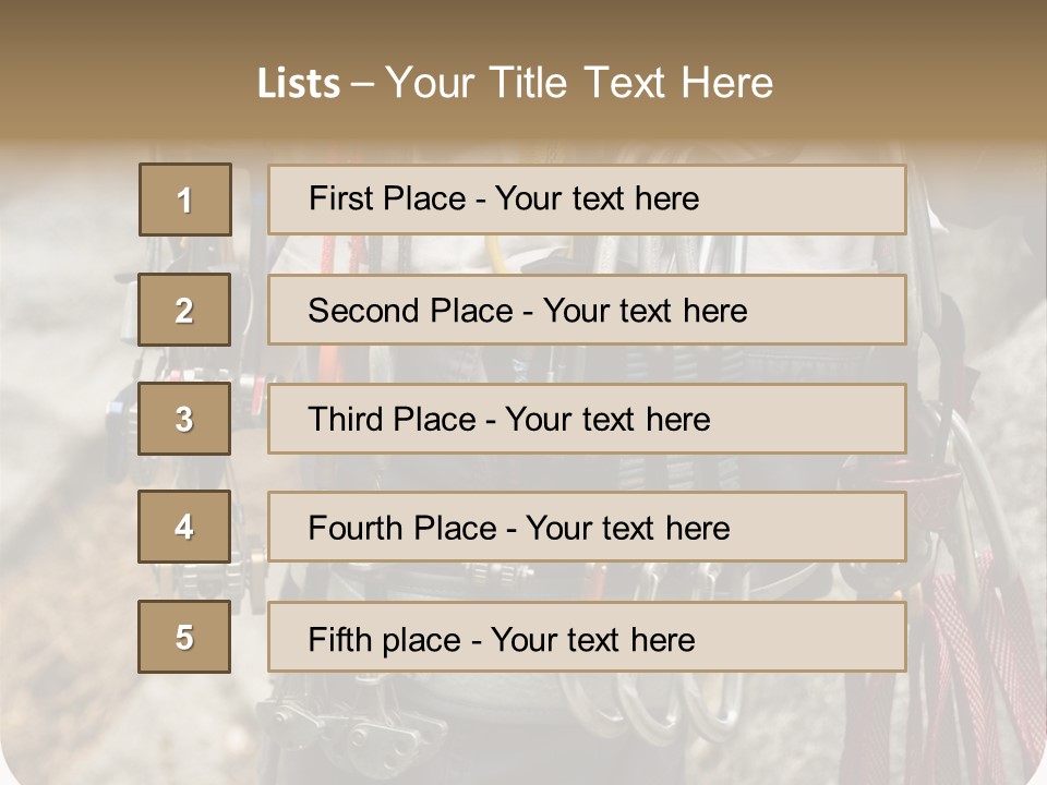 A Man Holding A Bunch Of Tools In His Hands PowerPoint Template