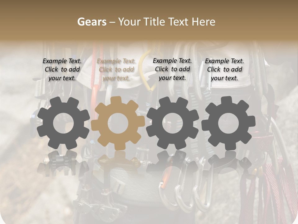 A Man Holding A Bunch Of Tools In His Hands PowerPoint Template