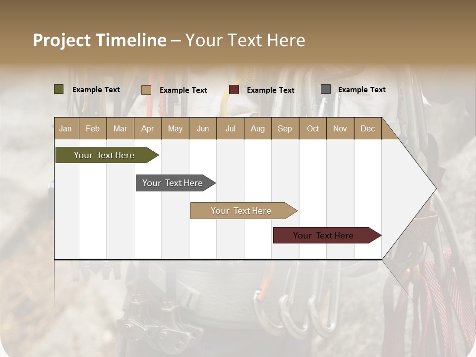 A Man Holding A Bunch Of Tools In His Hands PowerPoint Template