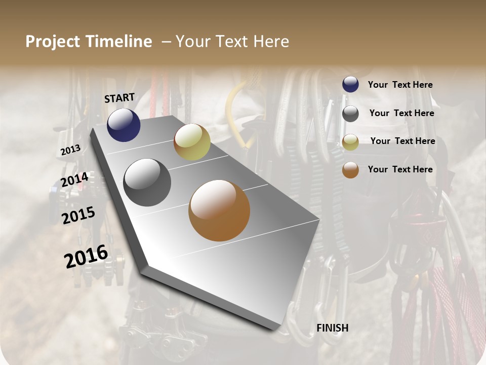 A Man Holding A Bunch Of Tools In His Hands PowerPoint Template