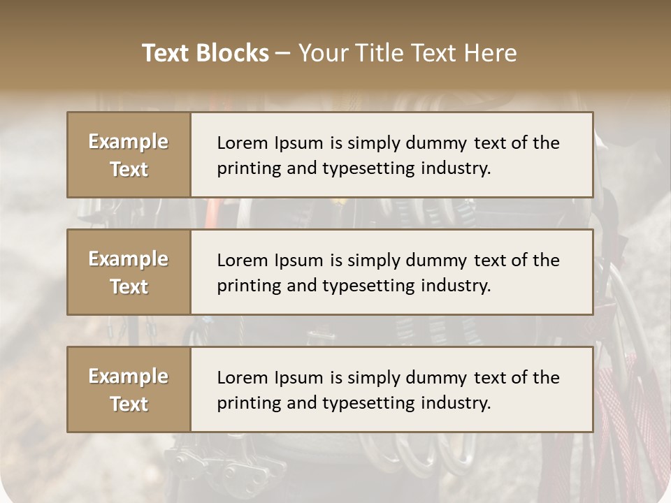 A Man Holding A Bunch Of Tools In His Hands PowerPoint Template