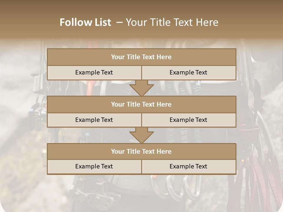 A Man Holding A Bunch Of Tools In His Hands PowerPoint Template