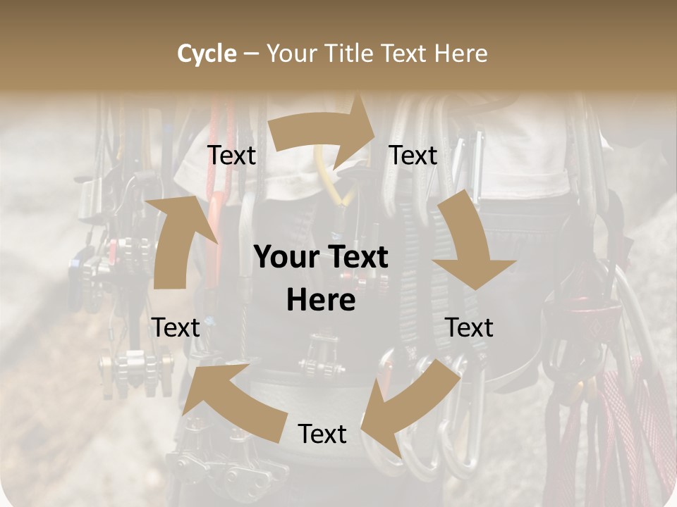 A Man Holding A Bunch Of Tools In His Hands PowerPoint Template