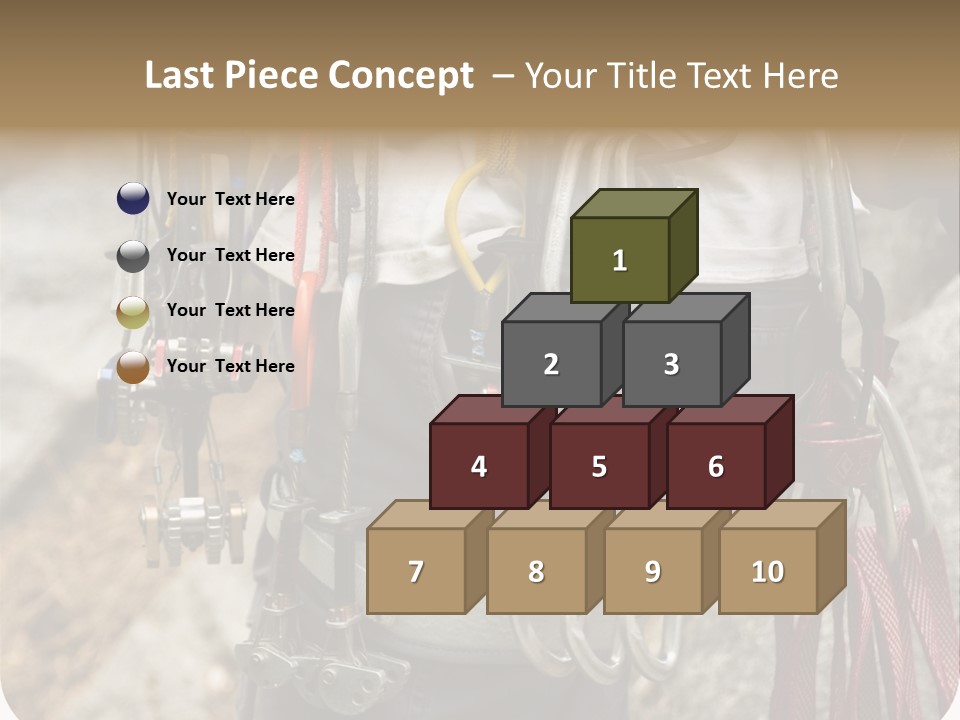 A Man Holding A Bunch Of Tools In His Hands PowerPoint Template