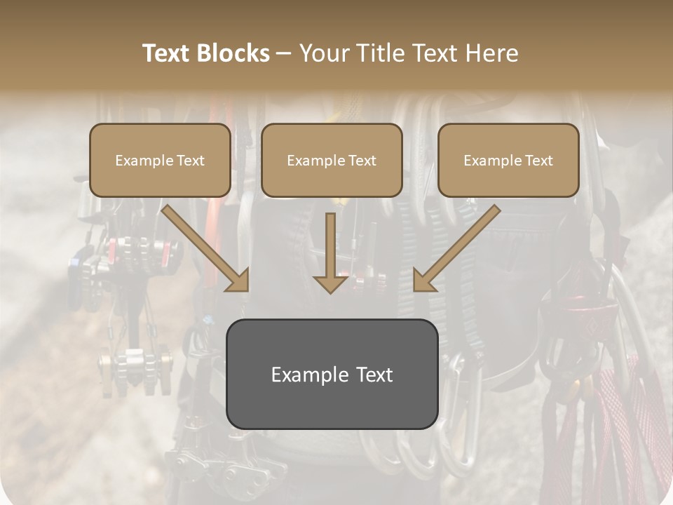A Man Holding A Bunch Of Tools In His Hands PowerPoint Template