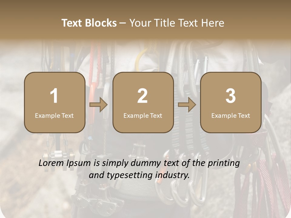 A Man Holding A Bunch Of Tools In His Hands PowerPoint Template