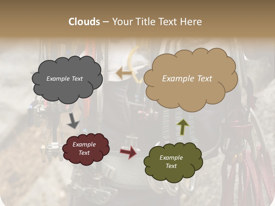 A Man Holding A Bunch Of Tools In His Hands PowerPoint Template