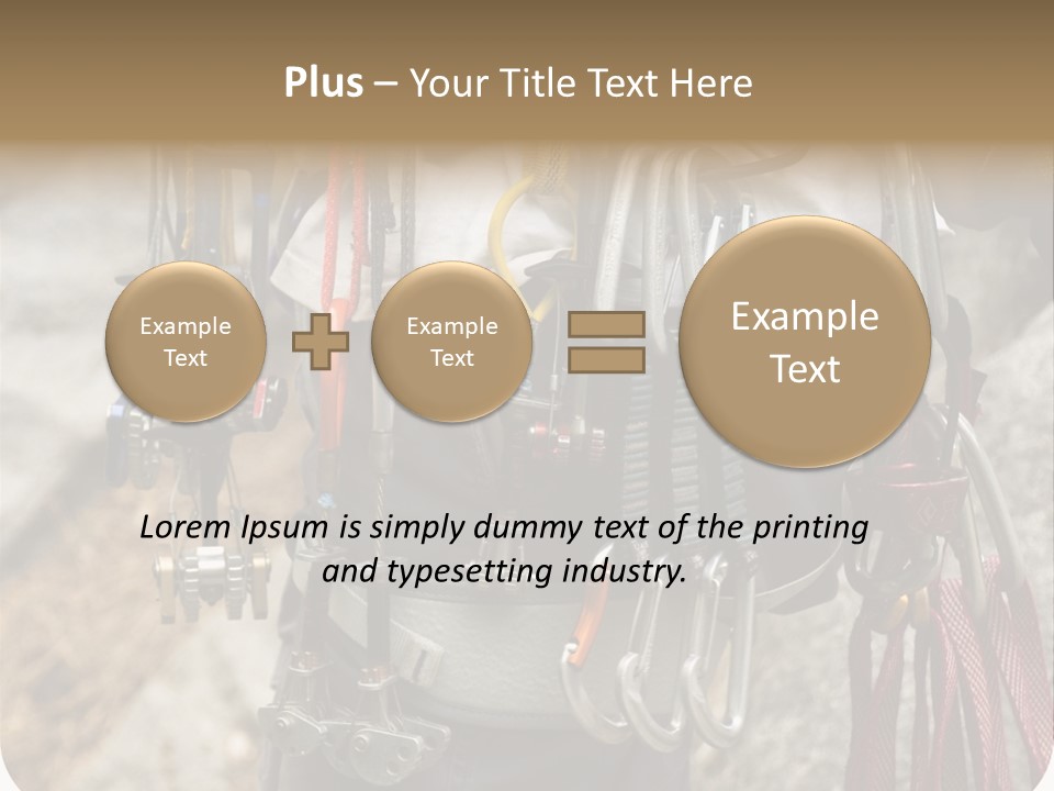 A Man Holding A Bunch Of Tools In His Hands PowerPoint Template