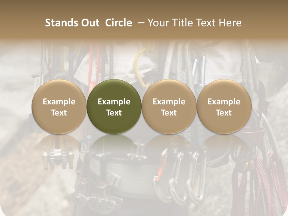 A Man Holding A Bunch Of Tools In His Hands PowerPoint Template