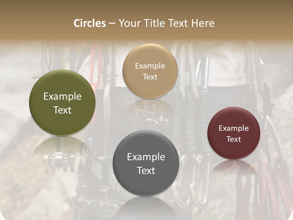 A Man Holding A Bunch Of Tools In His Hands PowerPoint Template