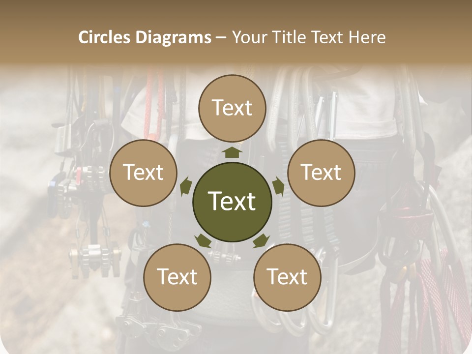 A Man Holding A Bunch Of Tools In His Hands PowerPoint Template