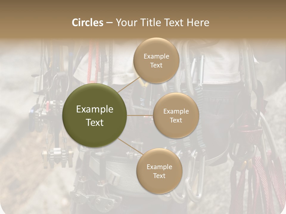 A Man Holding A Bunch Of Tools In His Hands PowerPoint Template