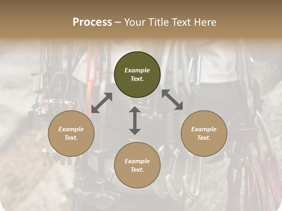 A Man Holding A Bunch Of Tools In His Hands PowerPoint Template