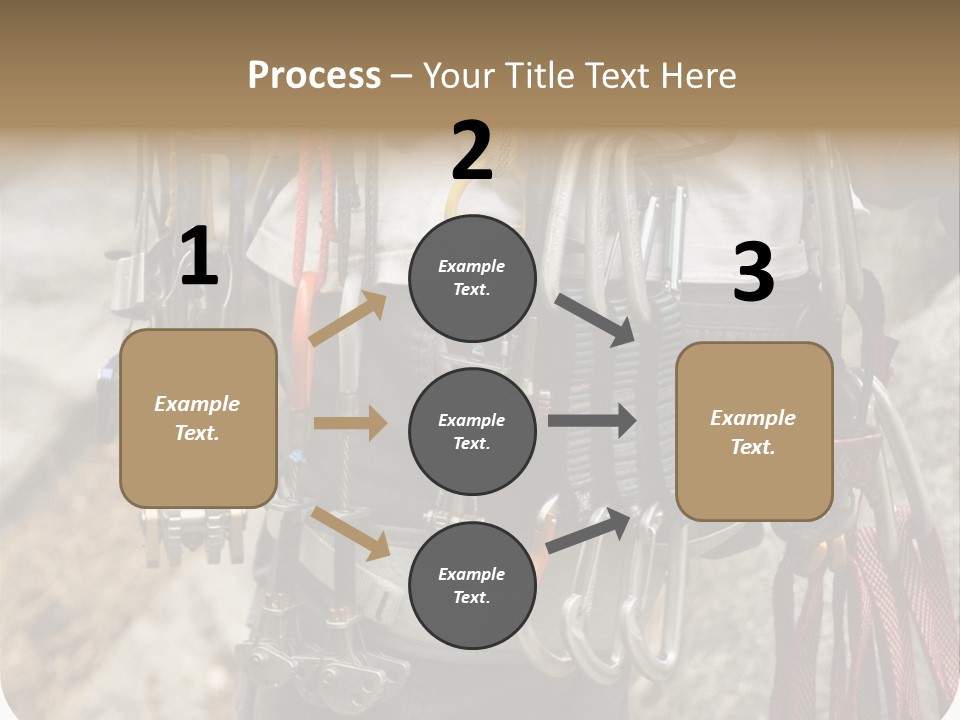 A Man Holding A Bunch Of Tools In His Hands PowerPoint Template