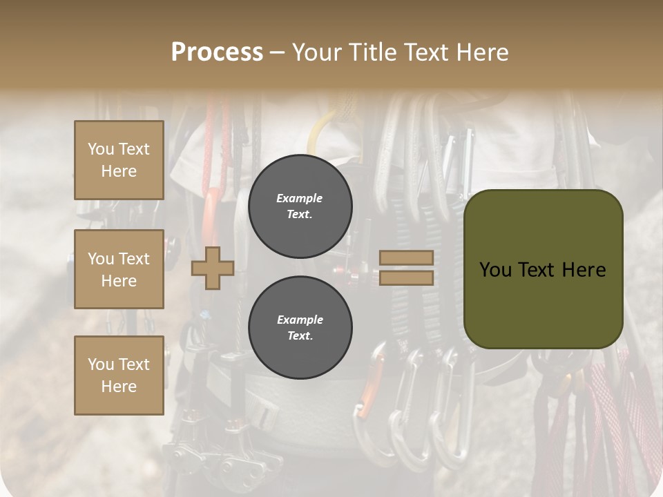 A Man Holding A Bunch Of Tools In His Hands PowerPoint Template