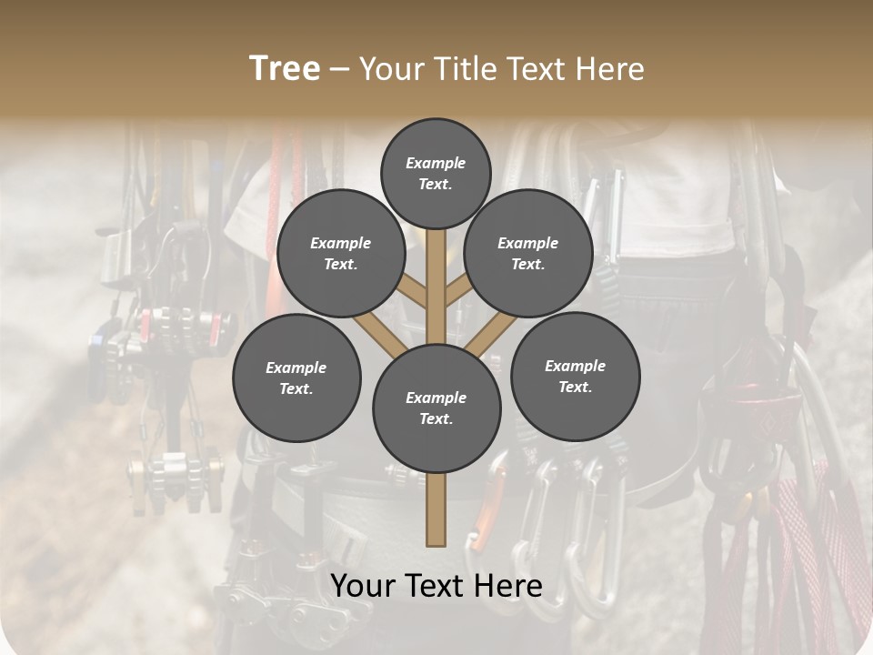 A Man Holding A Bunch Of Tools In His Hands PowerPoint Template