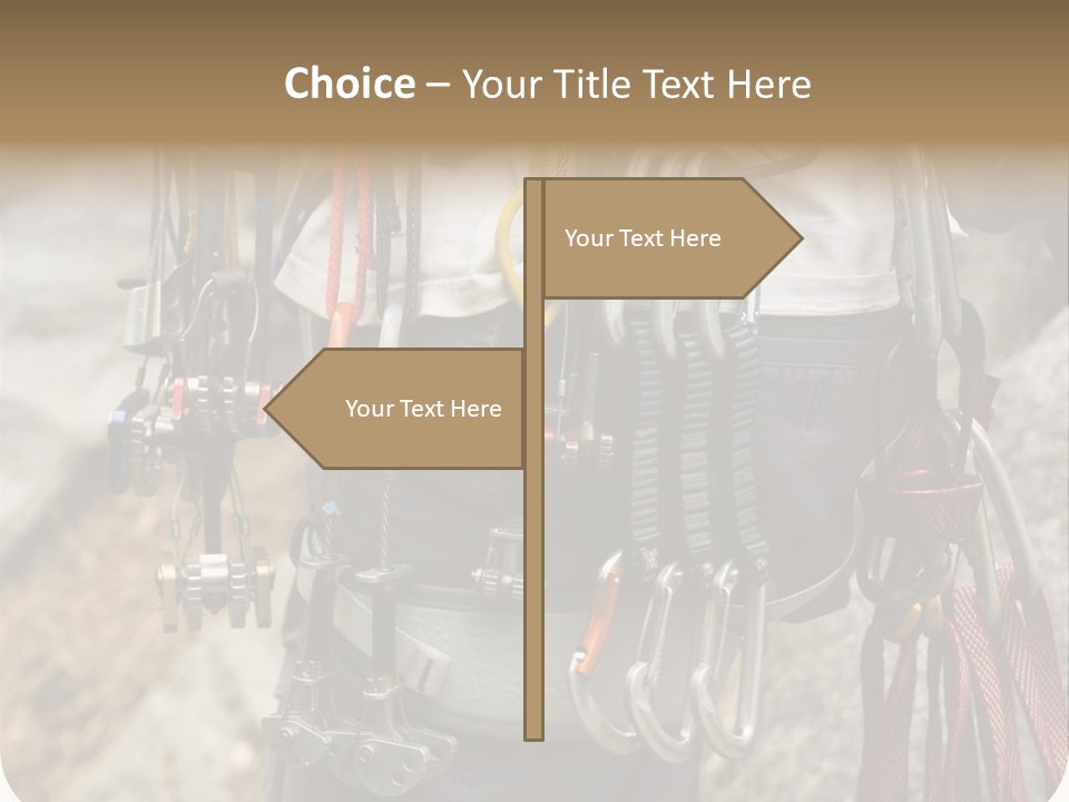 A Man Holding A Bunch Of Tools In His Hands PowerPoint Template