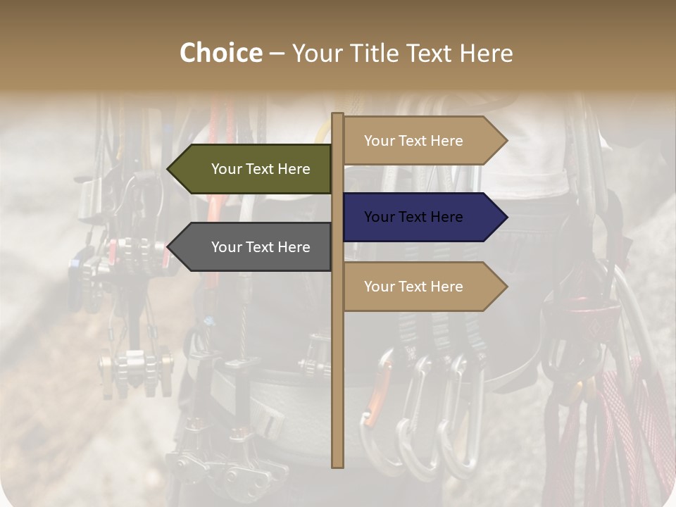 A Man Holding A Bunch Of Tools In His Hands PowerPoint Template