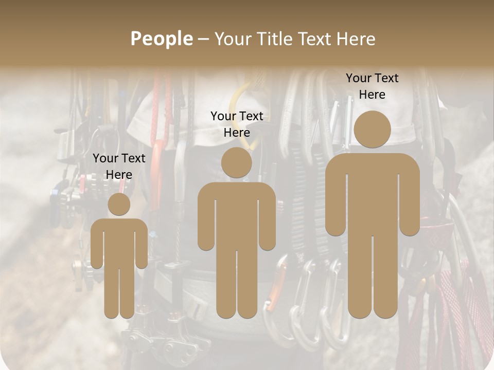 A Man Holding A Bunch Of Tools In His Hands PowerPoint Template