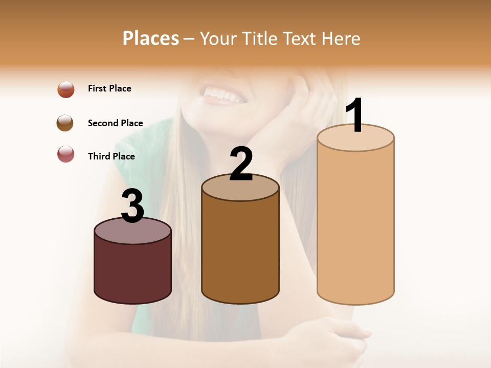 Innocence Dress Gown PowerPoint Template