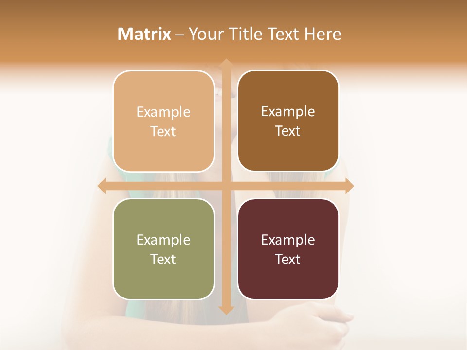 Innocence Dress Gown PowerPoint Template