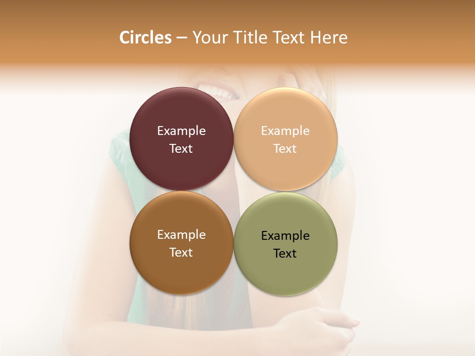 Innocence Dress Gown PowerPoint Template