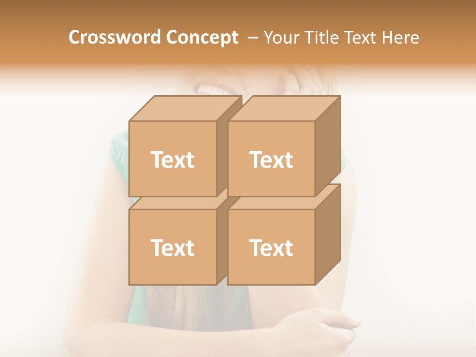 Innocence Dress Gown PowerPoint Template