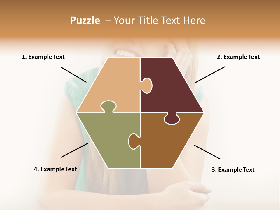 Innocence Dress Gown PowerPoint Template